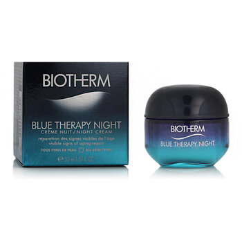 Blue Therapy Night Cream ( normální až smíšená pleť ) - Omlazující noční krém